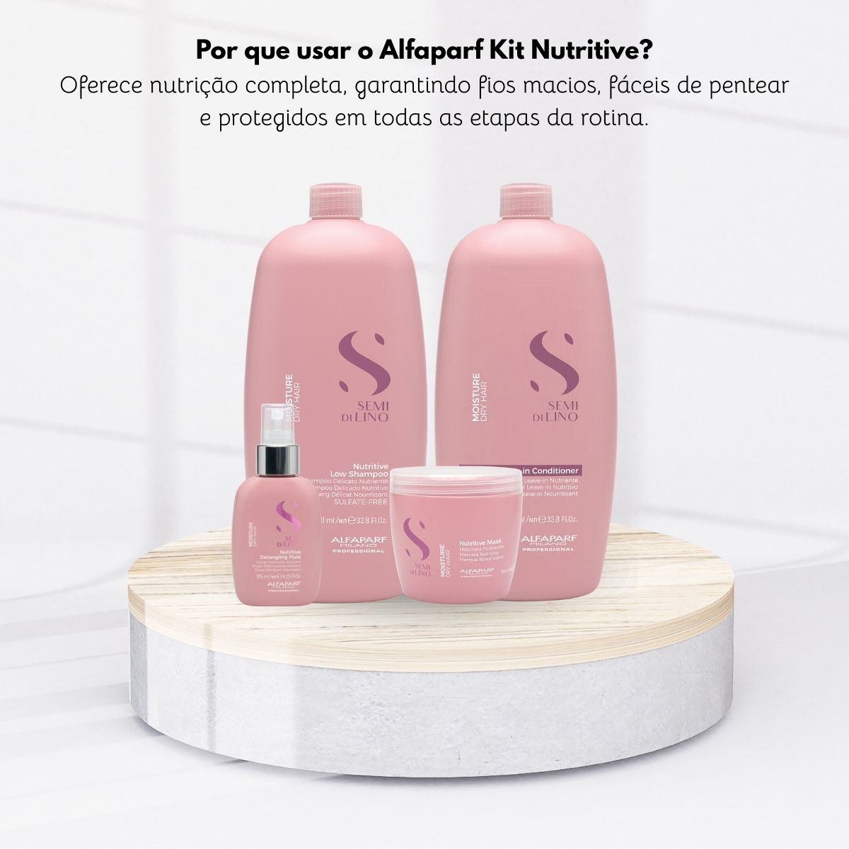Kit Alfaparf Semi di Lino Moisture Nutritive Completo Grande