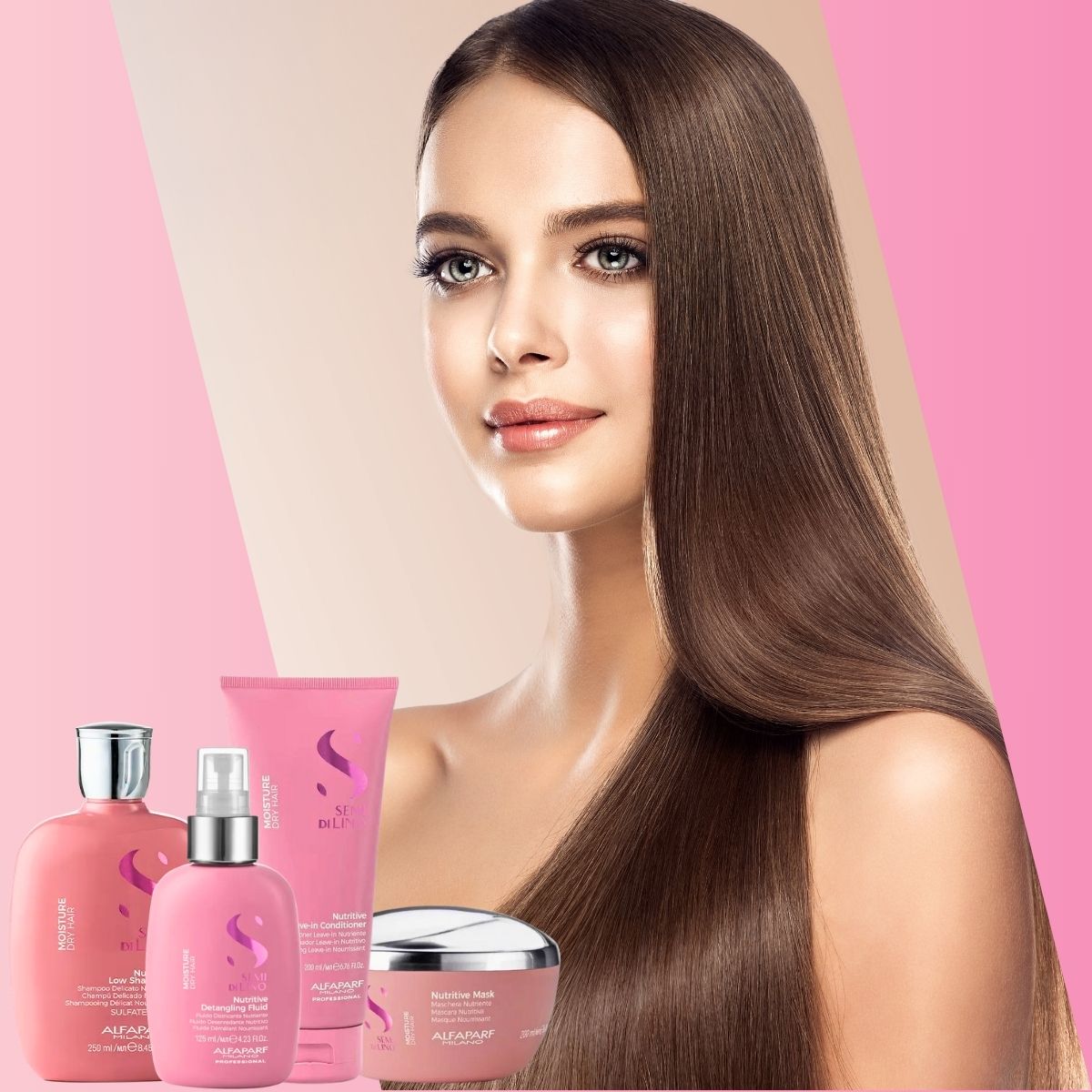 Kit Alfaparf Semi di Lino Moisture Nutritive Completo Pequeno