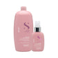 Kit Alfaparf Semi di Lino Moisture Nutritive Shampoo 1 Litro + Leave-in 125 ml