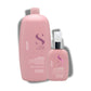 Kit Alfaparf Semi di Lino Moisture Nutritive Shampoo 1 Litro + Leave-in 125 ml