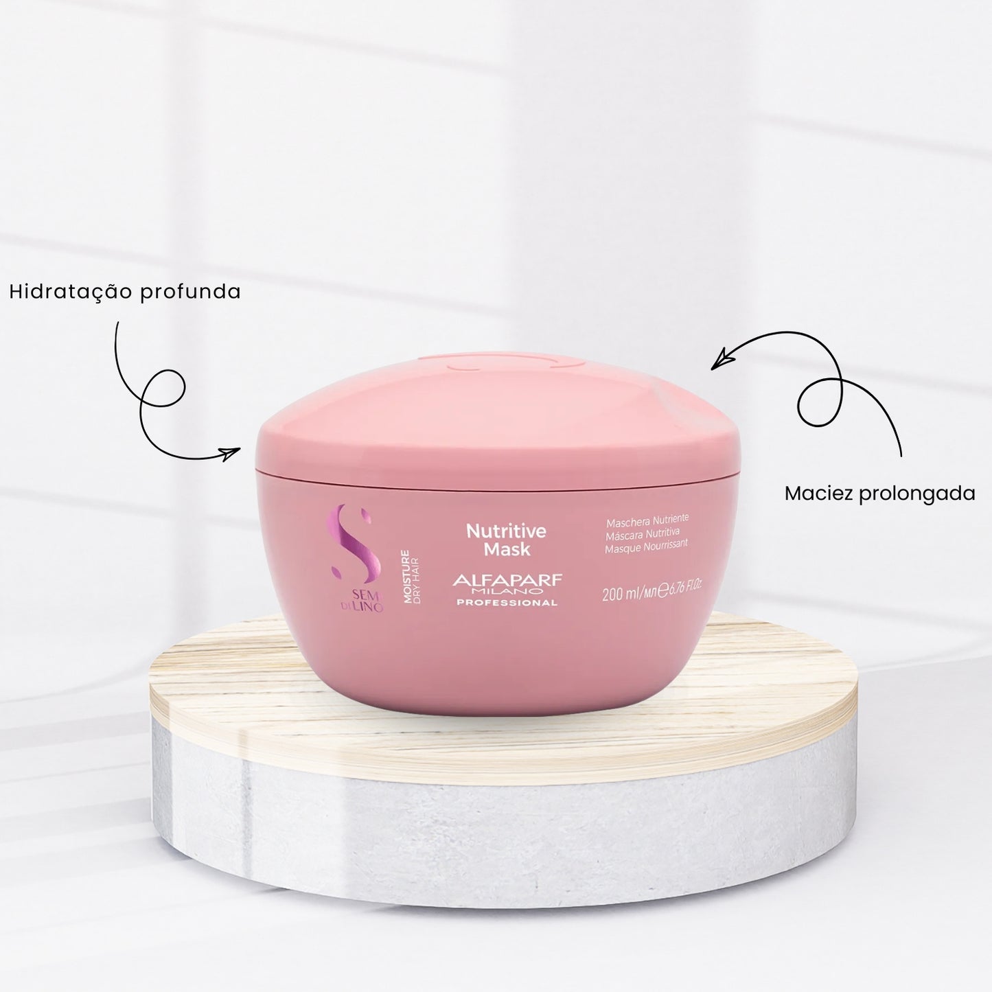 Kit Alfaparf Semi di Lino Moisture Nutritive Trio Pequeno