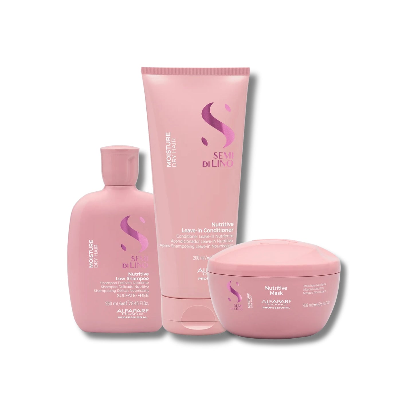 Kit Alfaparf Semi di Lino Moisture Nutritive Trio Pequeno