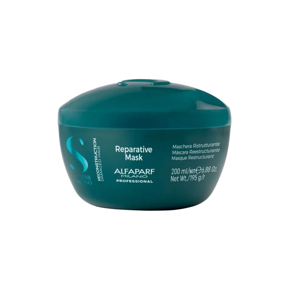 Kit Alfaparf Semi Di Lino Reconstruction Reparative Shampoo 250 ml + Máscara 200 ml + Fluido 125 ml