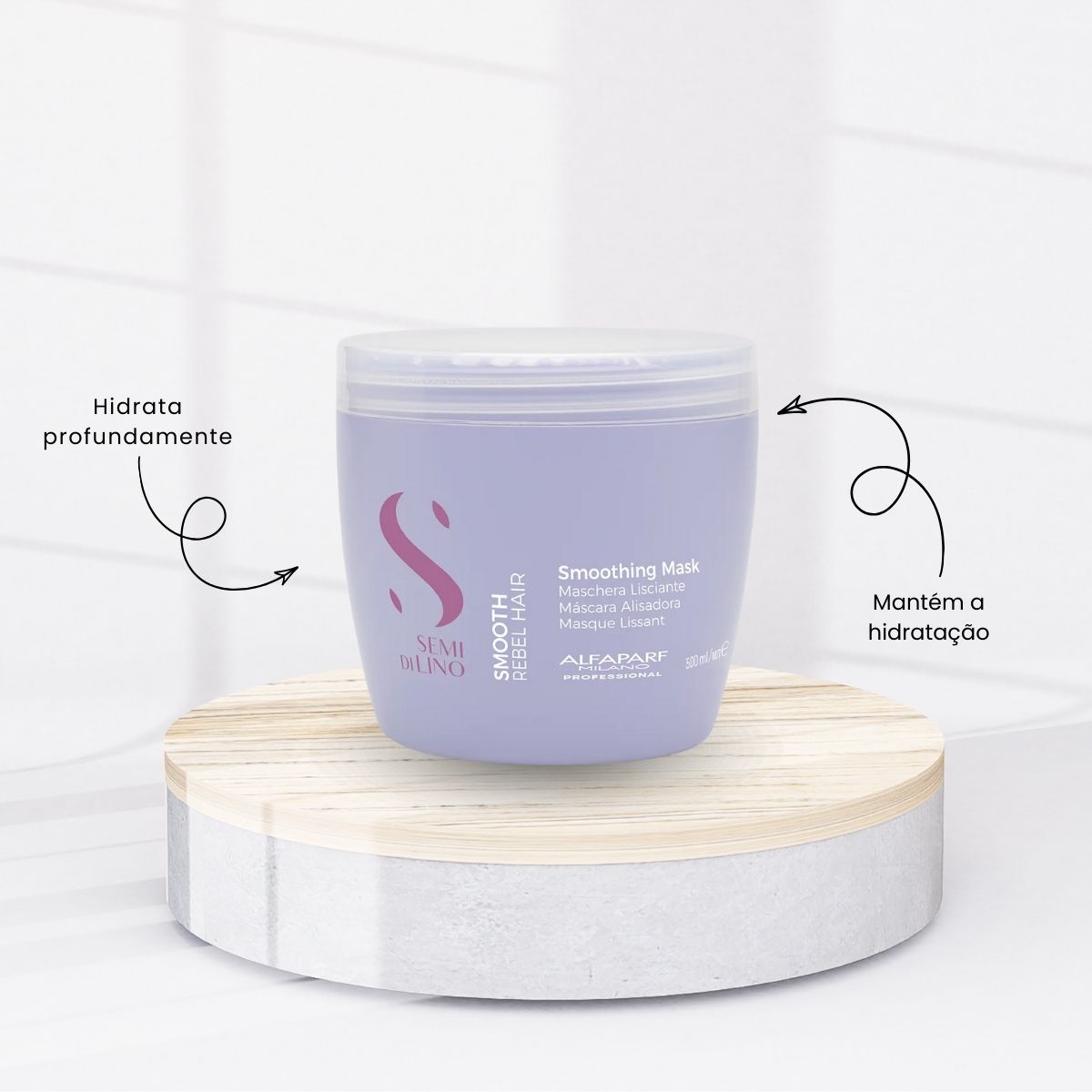 Kit Alfaparf Semi Di Lino Smoothing Rebel Hair Trio Grande