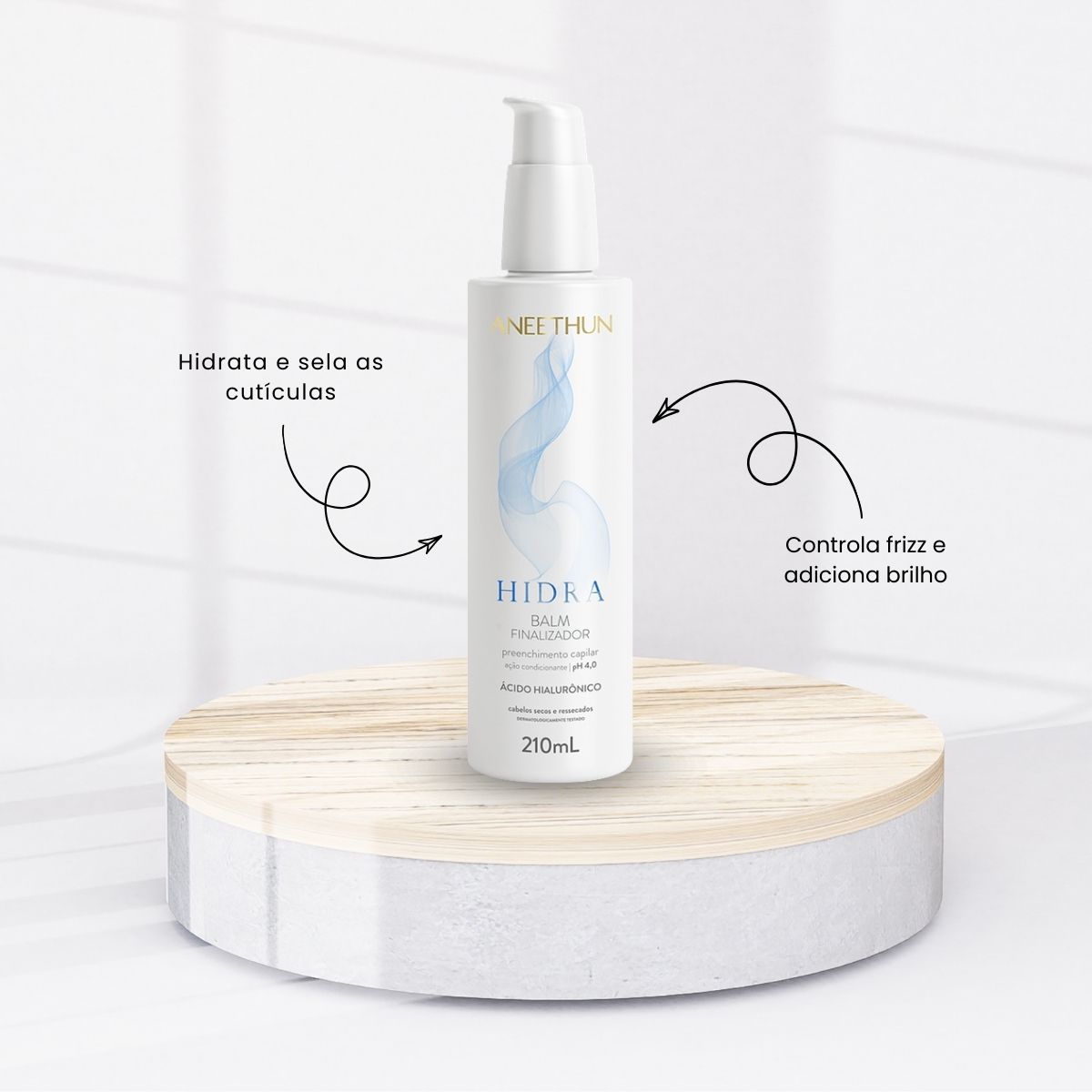 Kit Aneethun Hidra Shampoo 300 ml + Máscara 250 g + Finalizador 210 ml