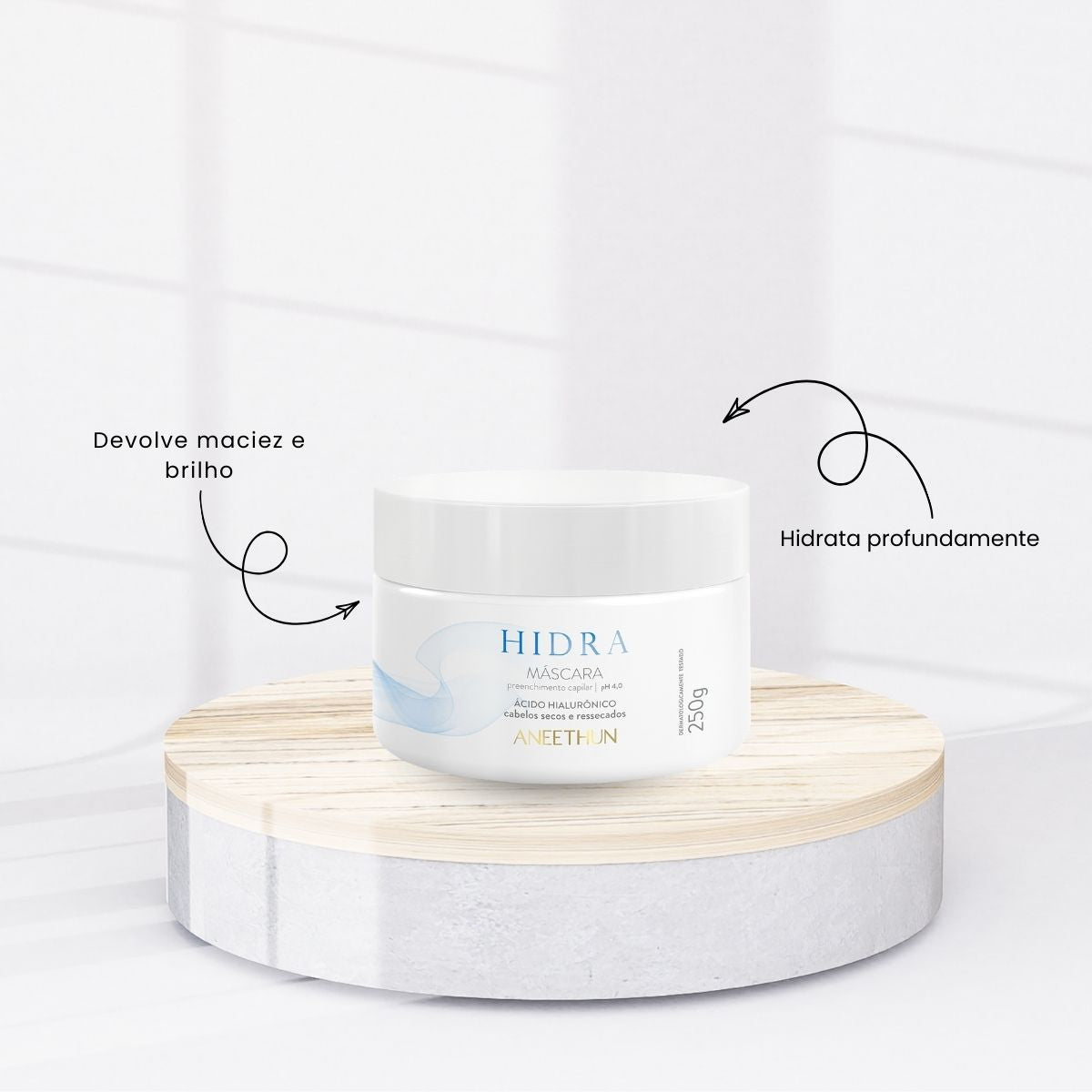 Kit Aneethun Hidra Shampoo 300 ml + Máscara 250 g + Finalizador 210 ml
