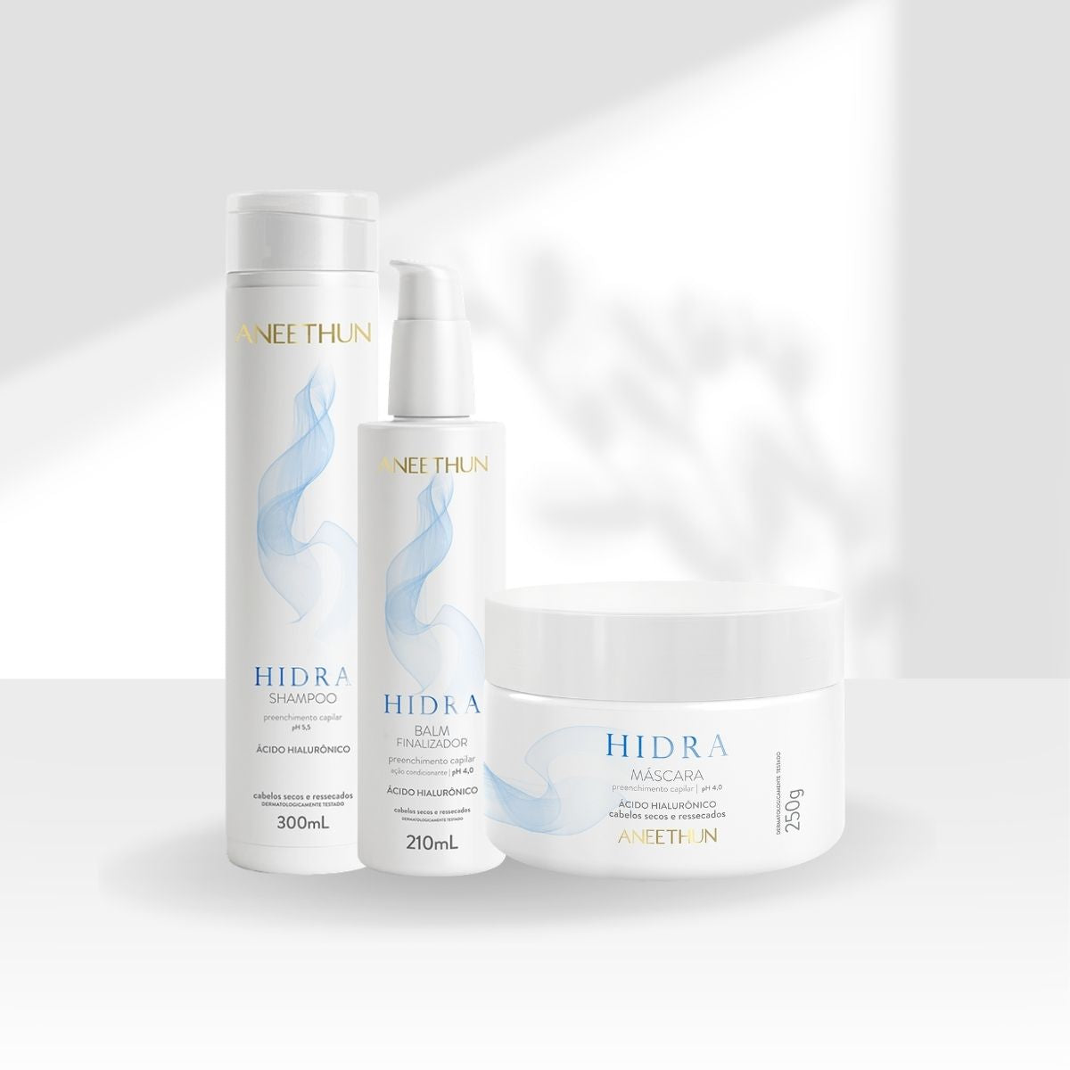 Kit Aneethun Hidra Shampoo 300 ml + Máscara 250 g + Finalizador 210 ml