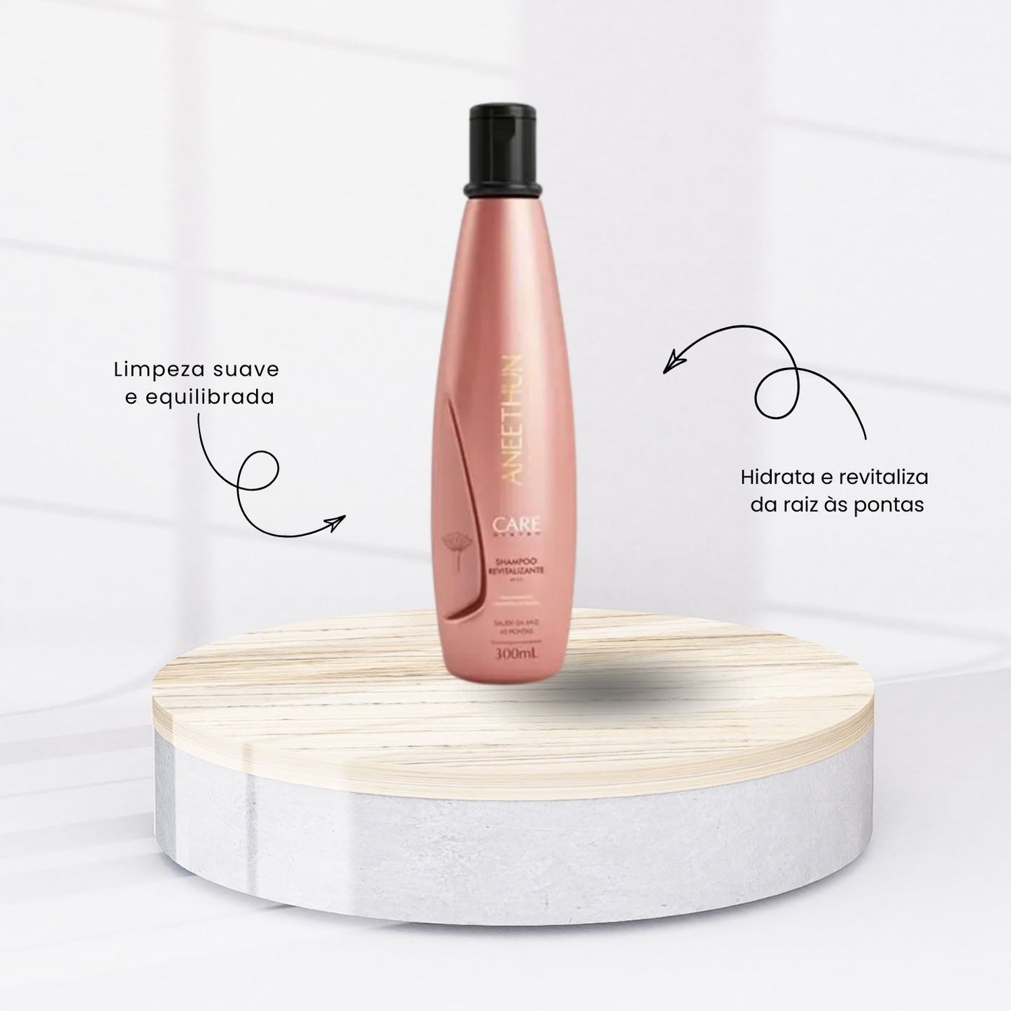 Kit Aneethun Care Shampoo 300 ml + Fluido 120 ml + Máscara 250 g
