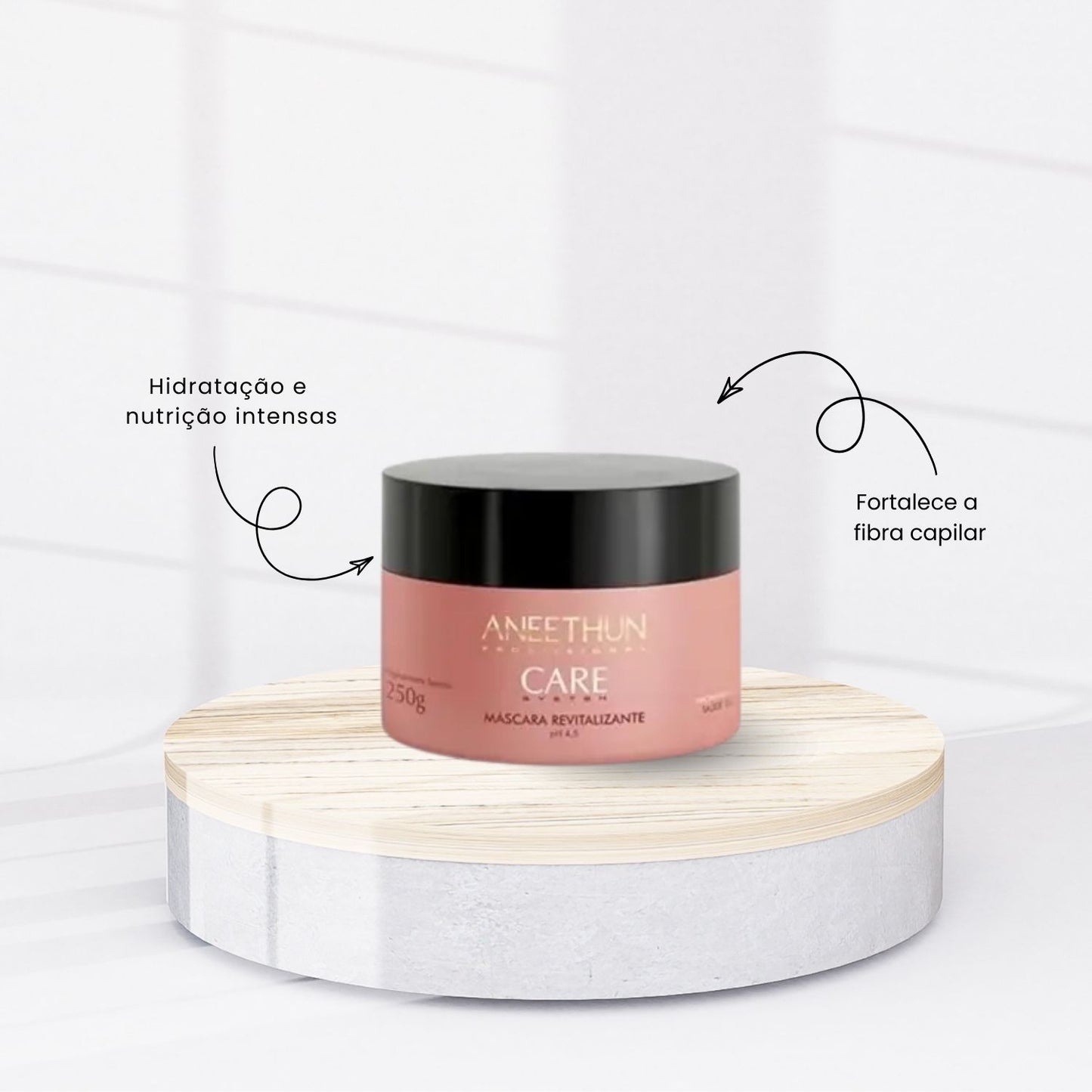 Kit Aneethun Care Shampoo 300 ml + Fluido 120 ml + Máscara 250 g