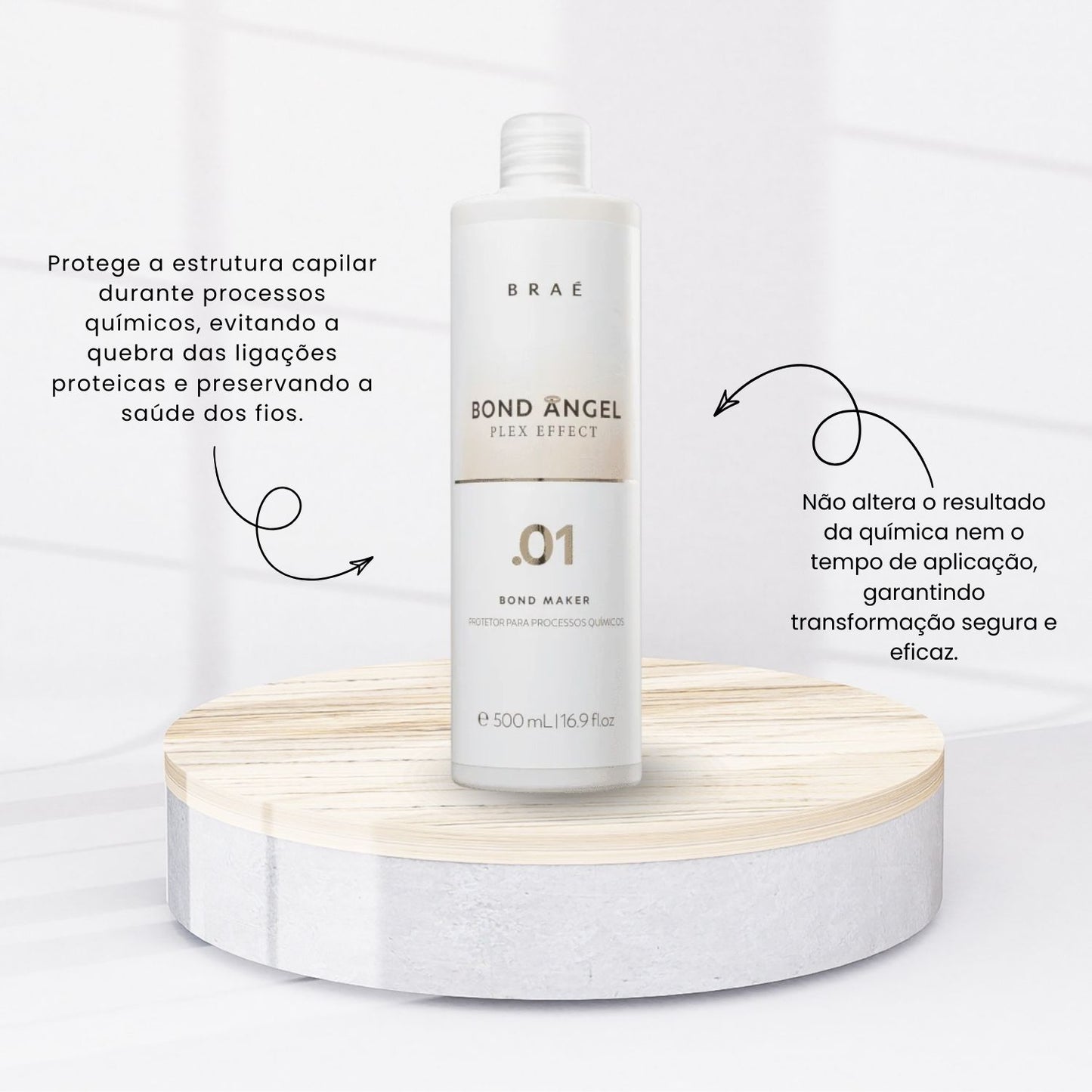 Braé Bond Angel Plex Effect N°1 Bond Maker Tratamento Protetor 500 ml
