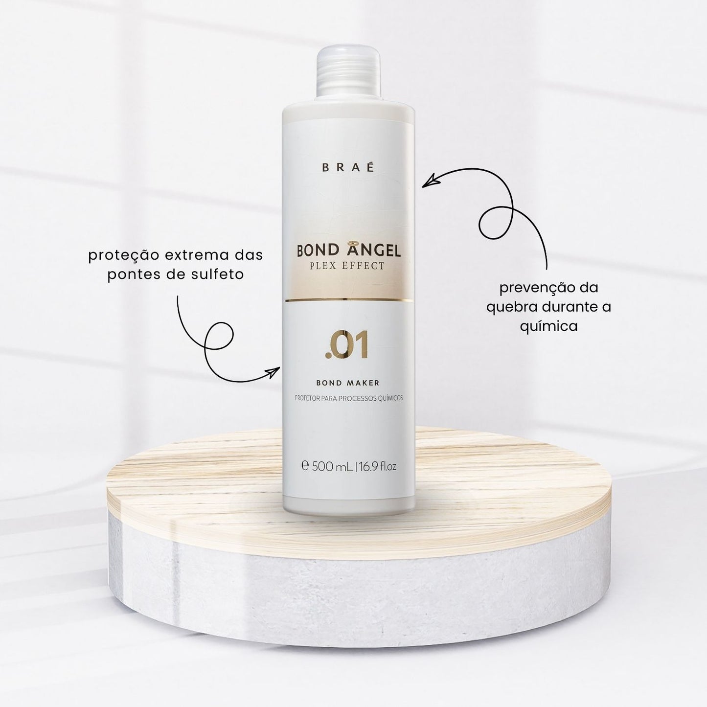 Kit Braé Bond Angel Plex Effect Tratamento 3x500 ml