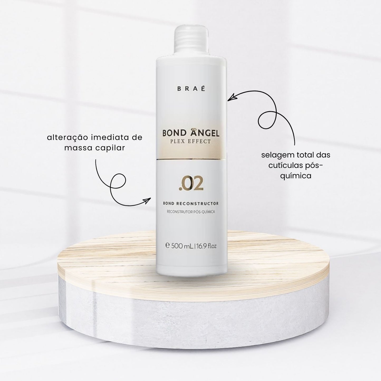 Kit Braé Bond Angel Plex Effect Tratamento 3x500 ml