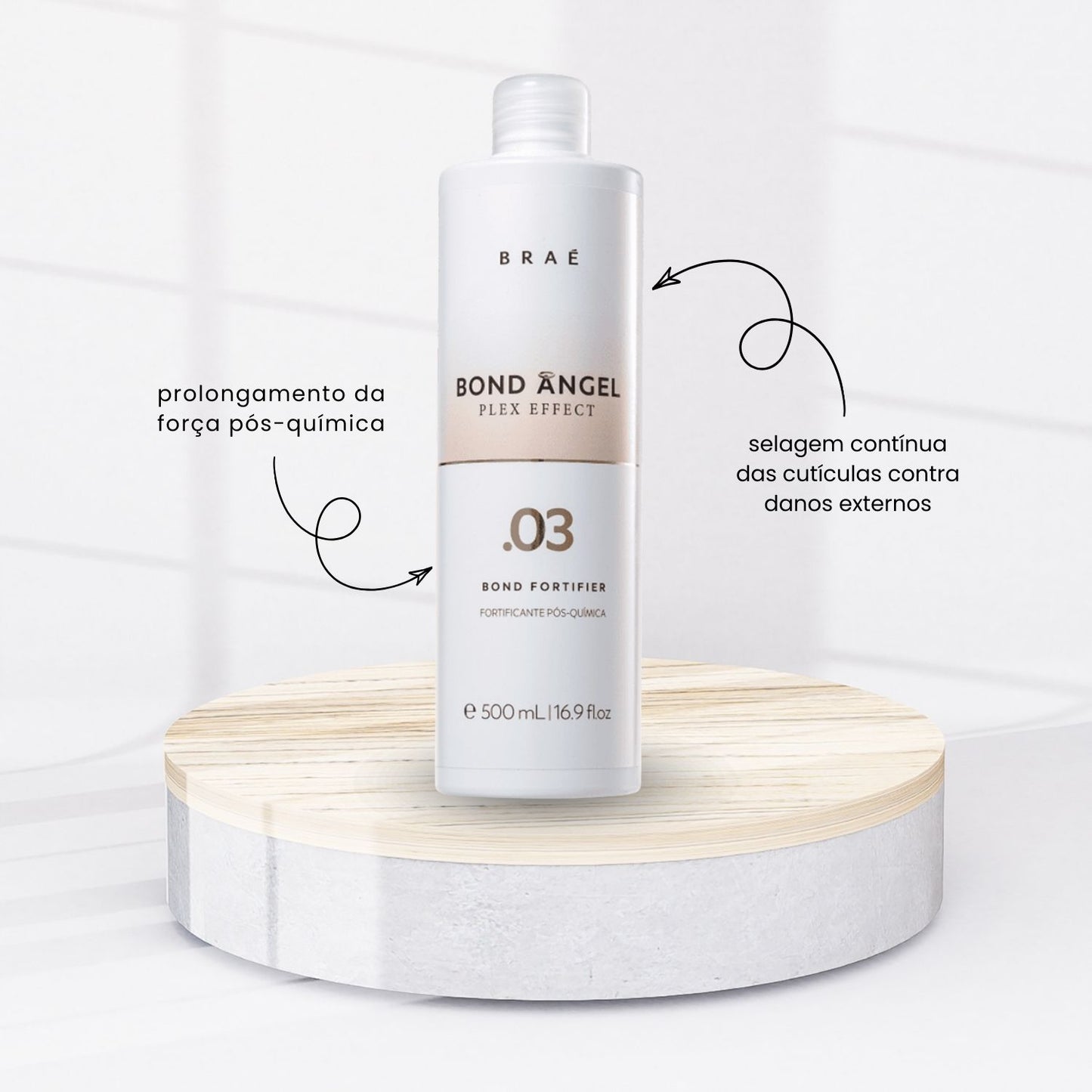 Kit Braé Bond Angel Plex Effect Tratamento 3x500 ml