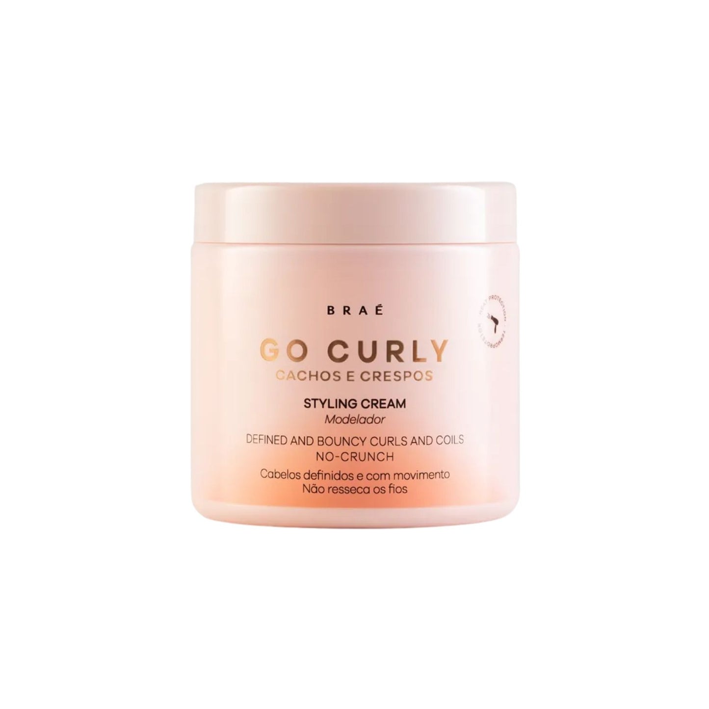 Braé Go Curly Styling Cream Modelador 500 g