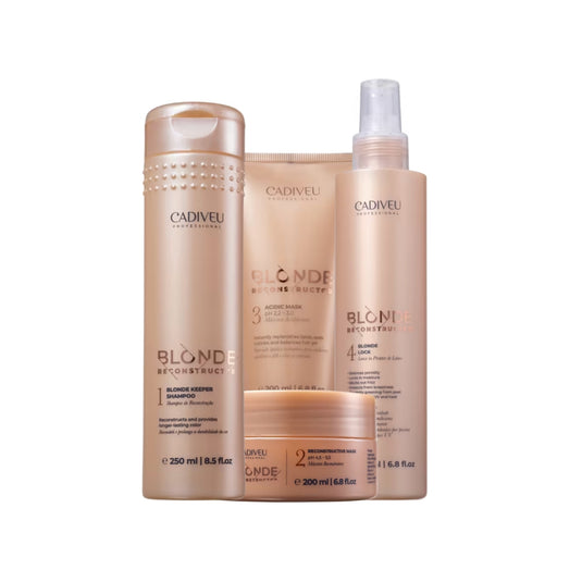 Kit Cadiveu Blonde Reconstructor Completo (4 produtos)