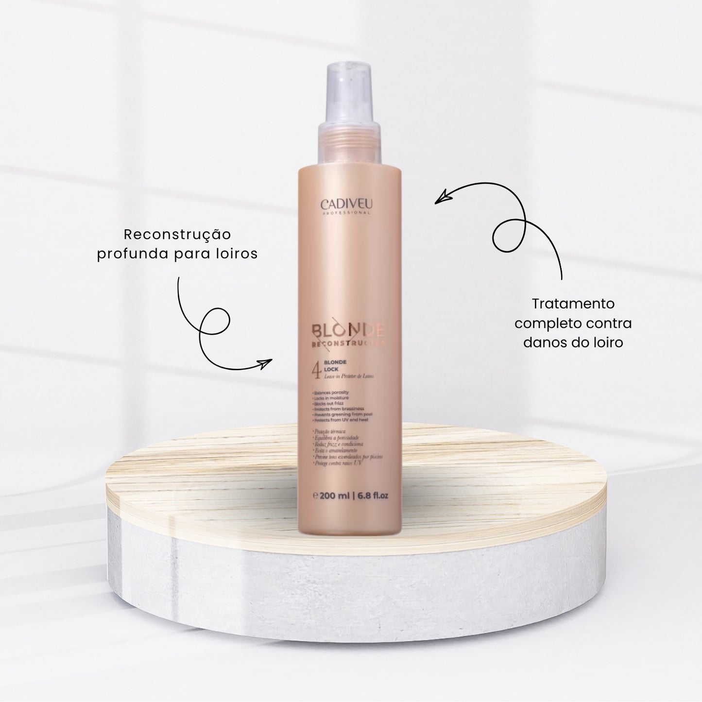 Kit Cadiveu Blonde Reconstructor Completo (4 produtos)