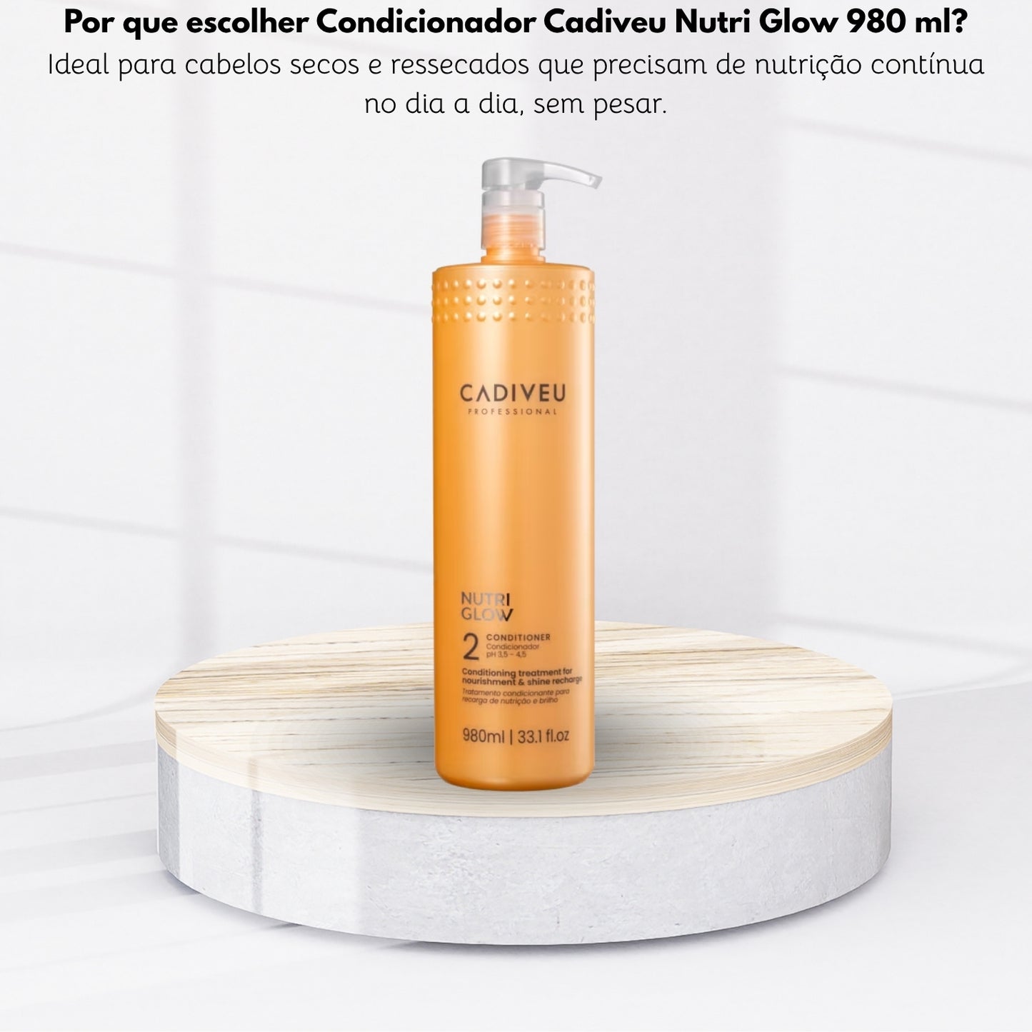 Condicionador Cadiveu Nutri Glow 980 ml