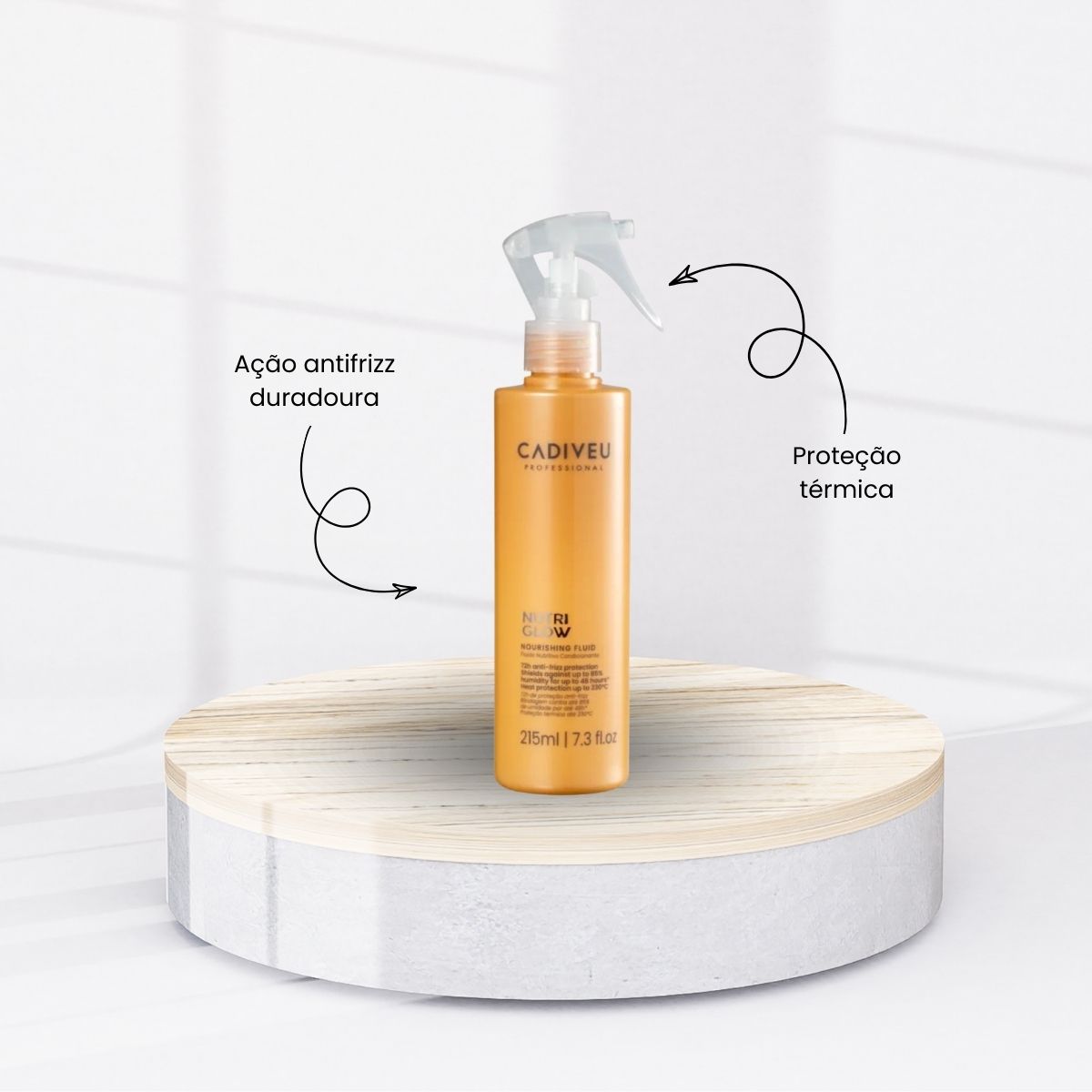 Leave-in Cadiveu Nutri Glow Nutritivo 215 ml