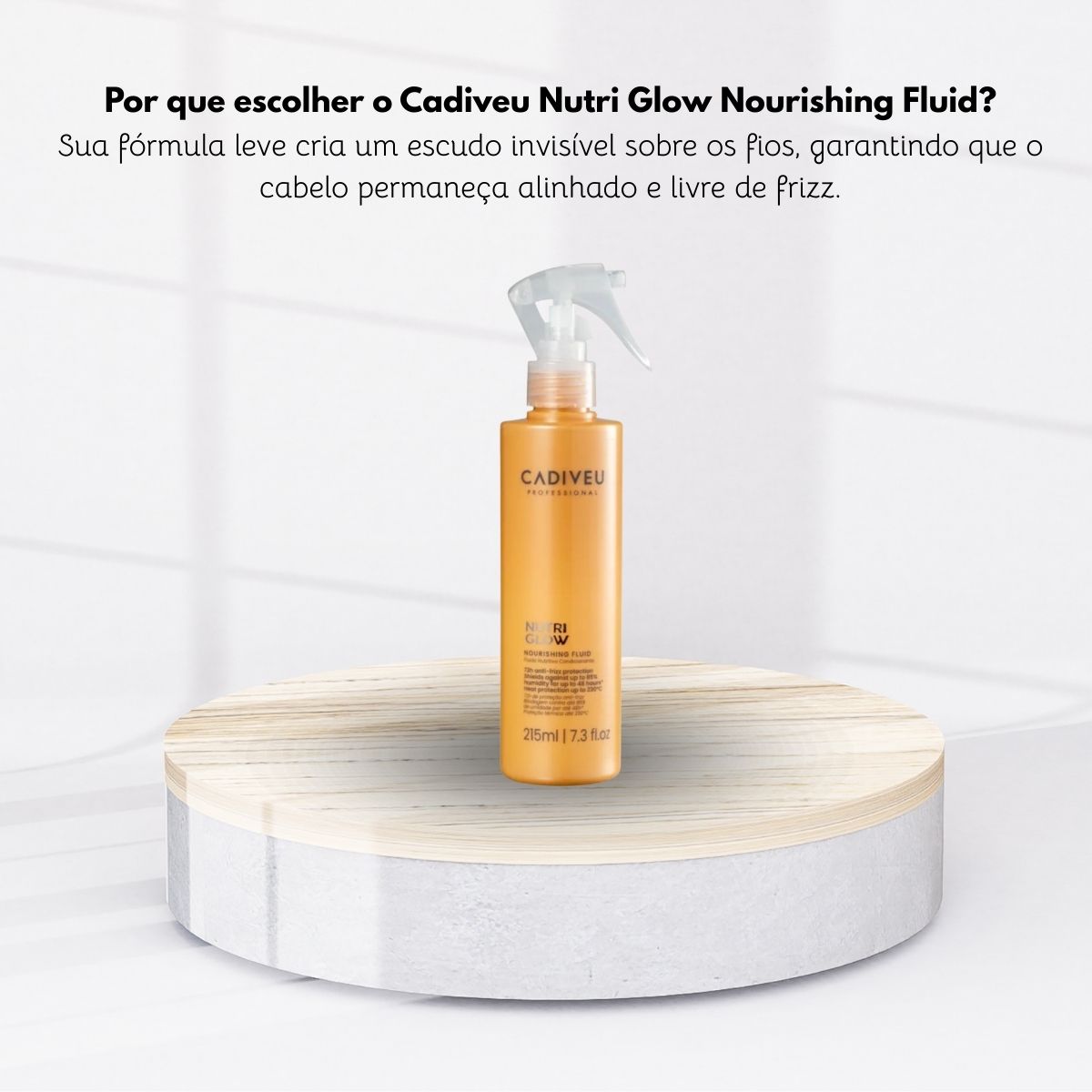 Leave-in Cadiveu Nutri Glow Nutritivo 215 ml