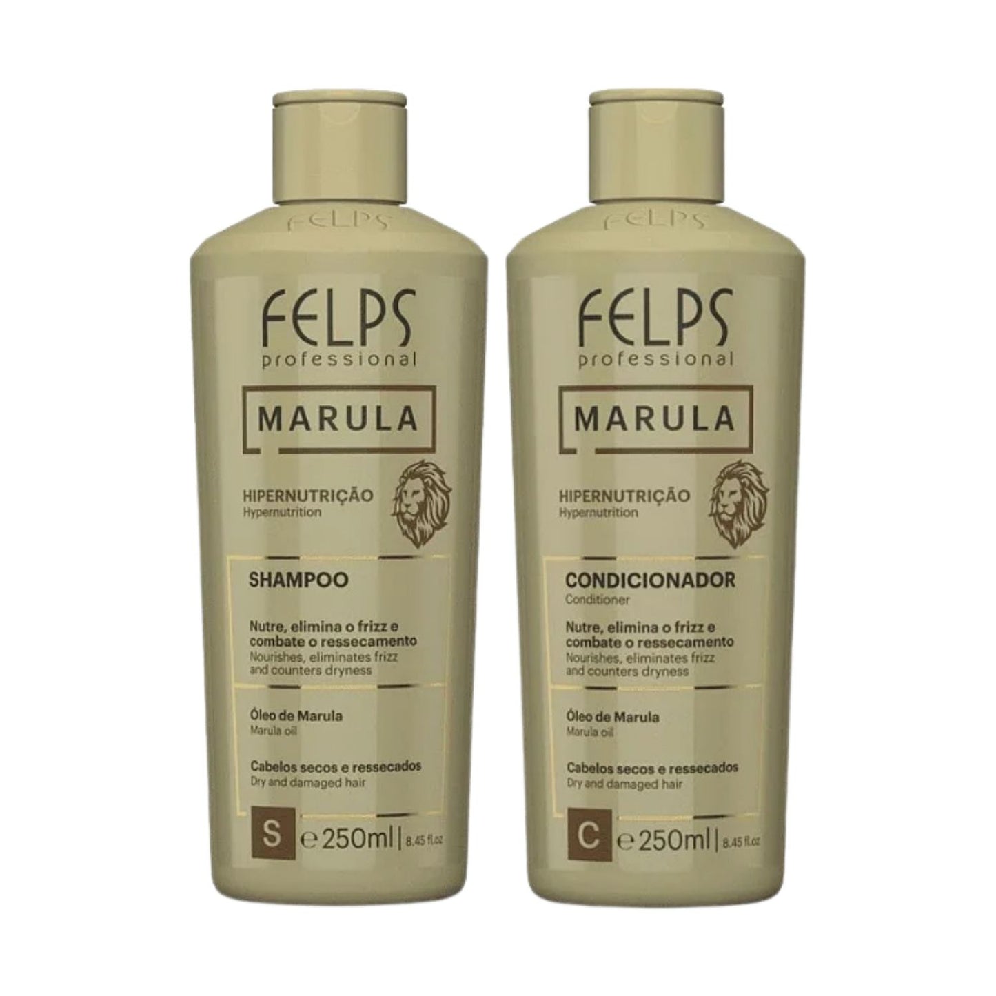 Kit Felps Marula Shampoo + Condicionador (2x250 ml)