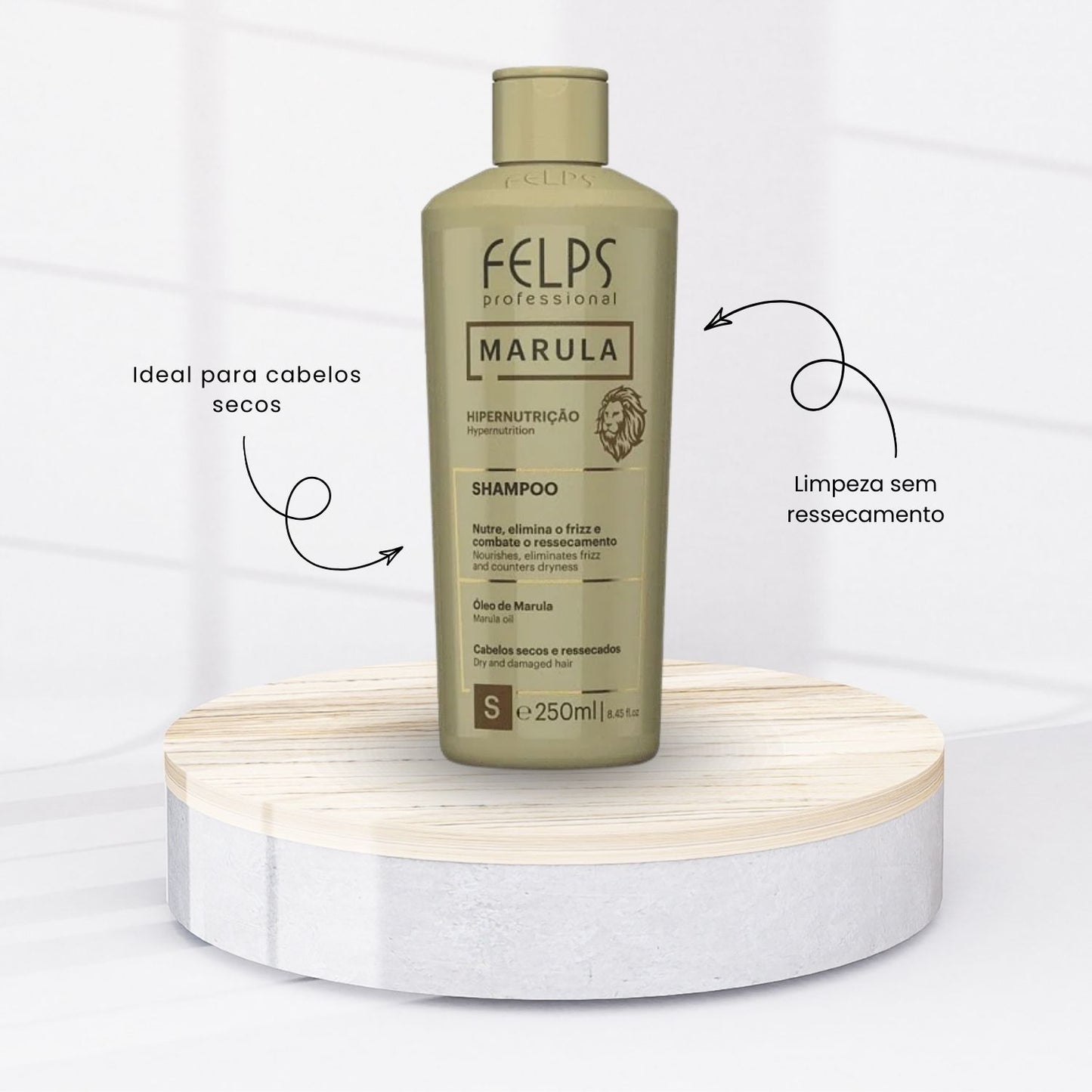 Kit Felps Marula Shampoo + Condicionador (2x250 ml)