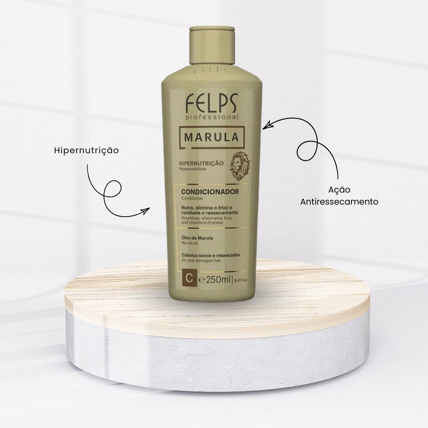 Kit Felps Marula Shampoo + Condicionador (2x250 ml)