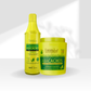 Kit Forever Liss Abacachos Shampoo 500 ml + Máscara 950 g para Cabelo Cacheado