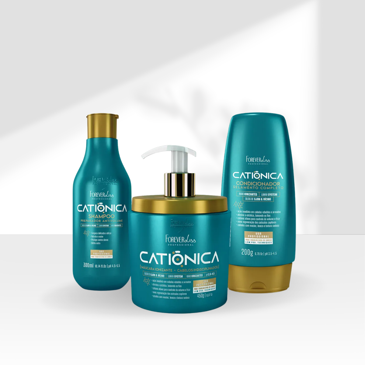 Kit Forever Liss Catiônica Completo