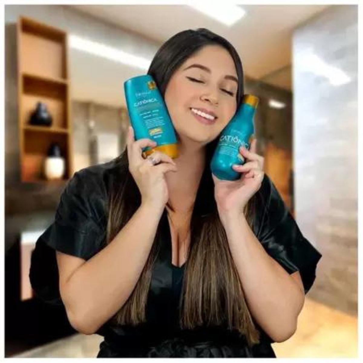 Kit Forever Liss Catiônica Shampoo 300 ml + Condicionador 200 g