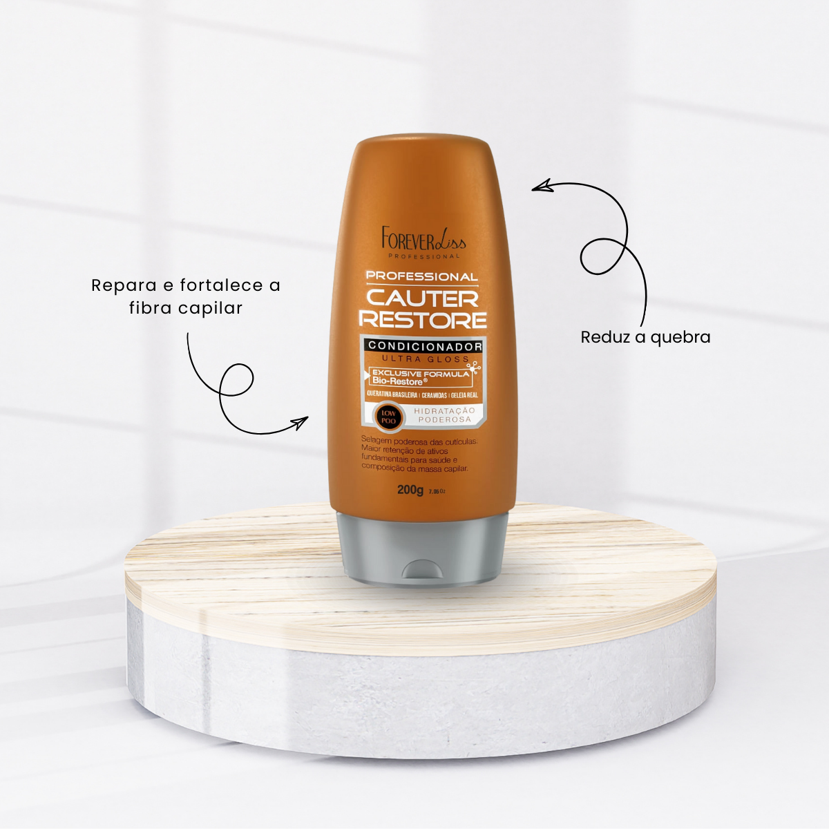 Kit Forever Liss Cauter Restore Completo
