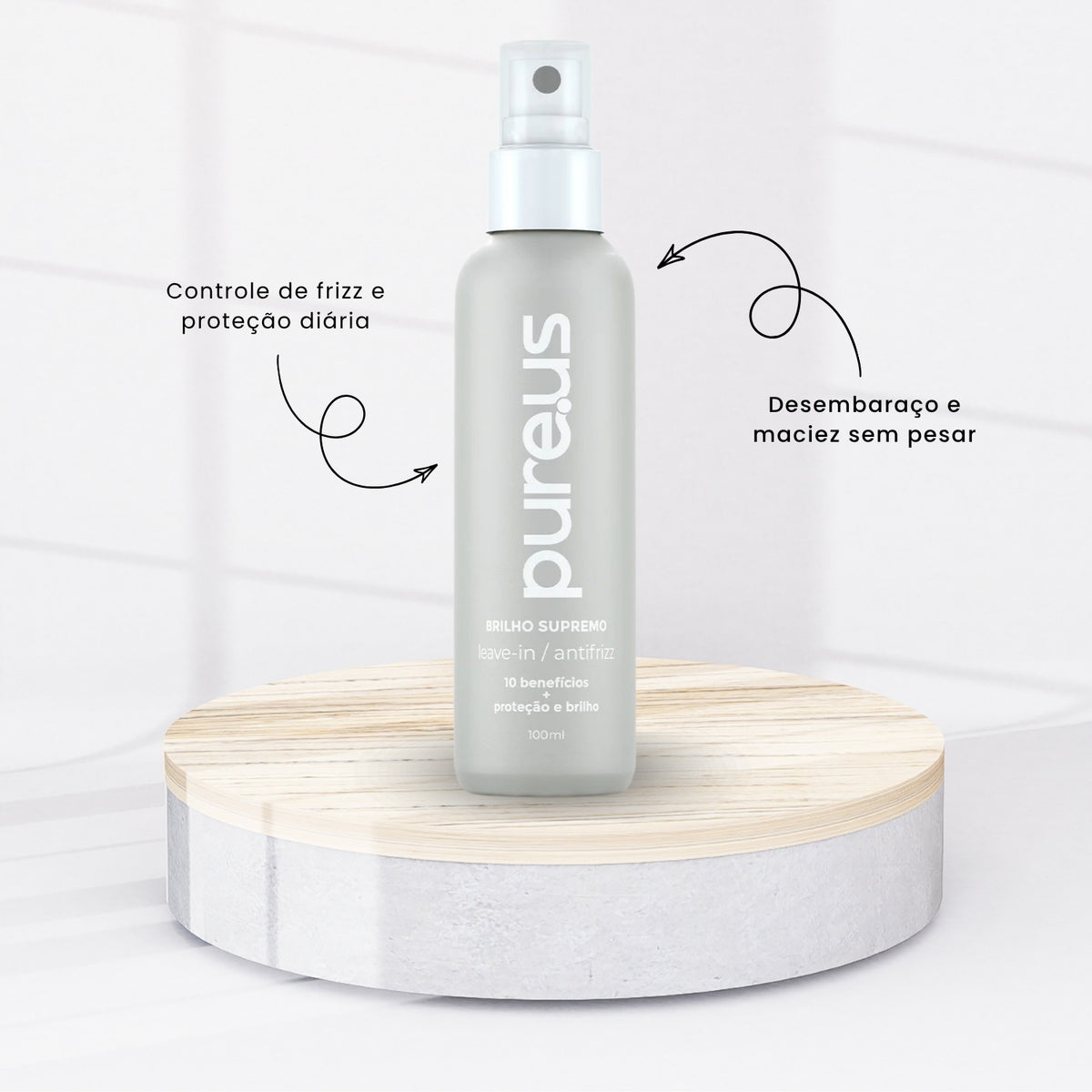 Leave In Madamelis Pure Us Controle de Frizz 100 ml