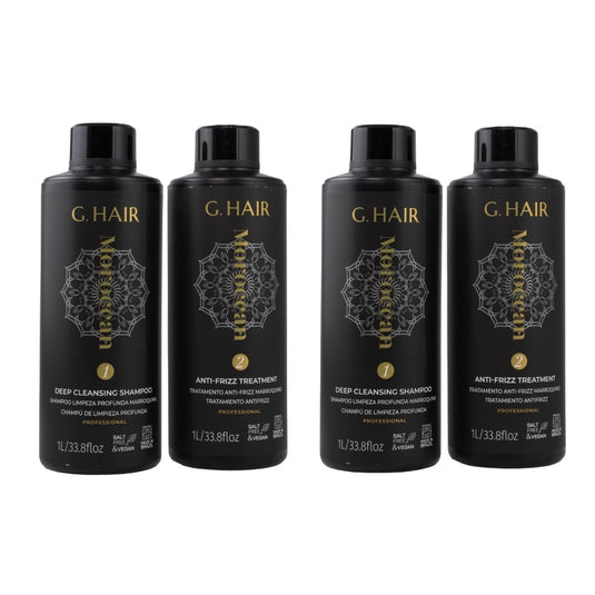 Kit G.Hair Escova Progressiva Marroquina 2 (2 x 1 Litro)