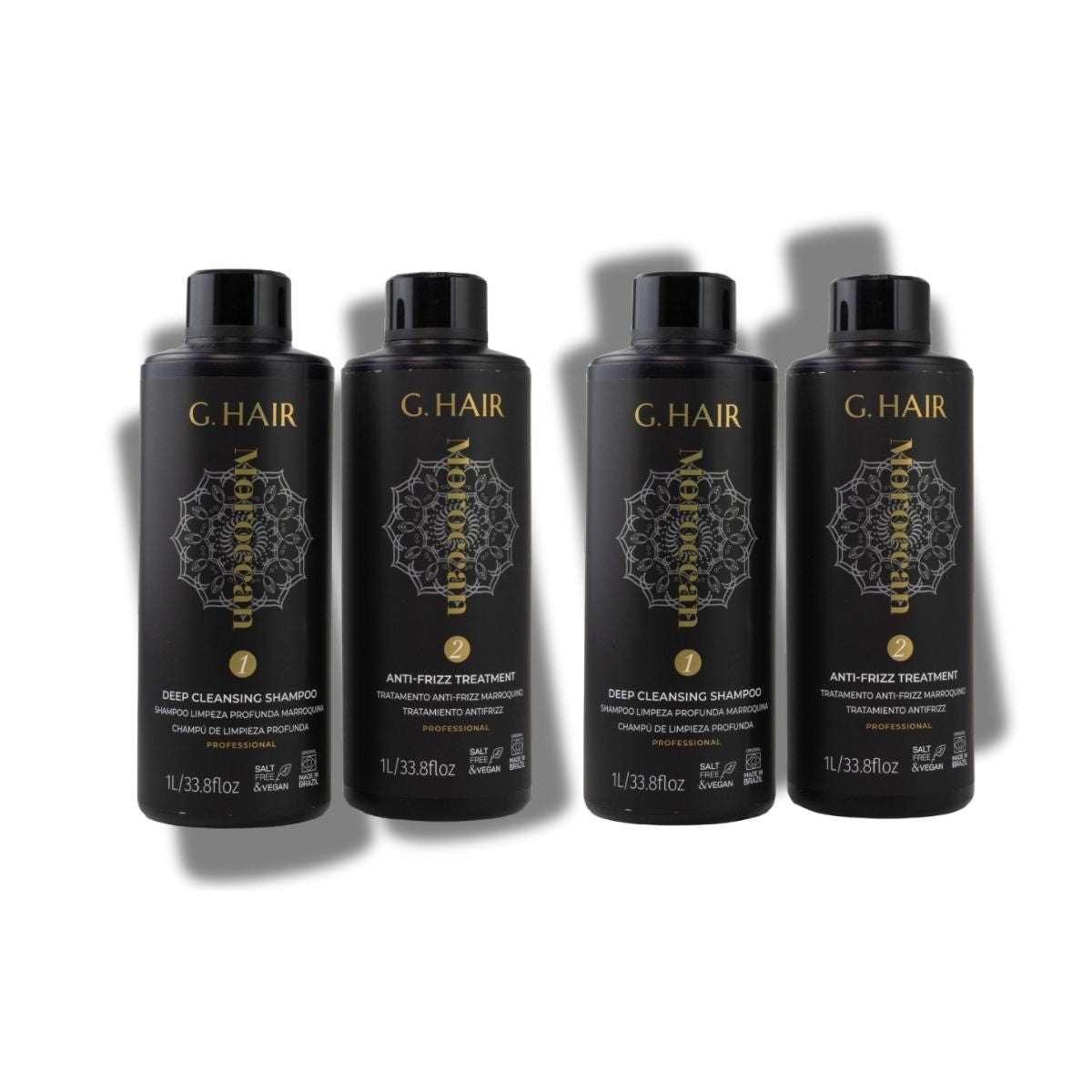 Kit G.Hair Escova Progressiva Marroquina 2 (2 x 1 Litro)