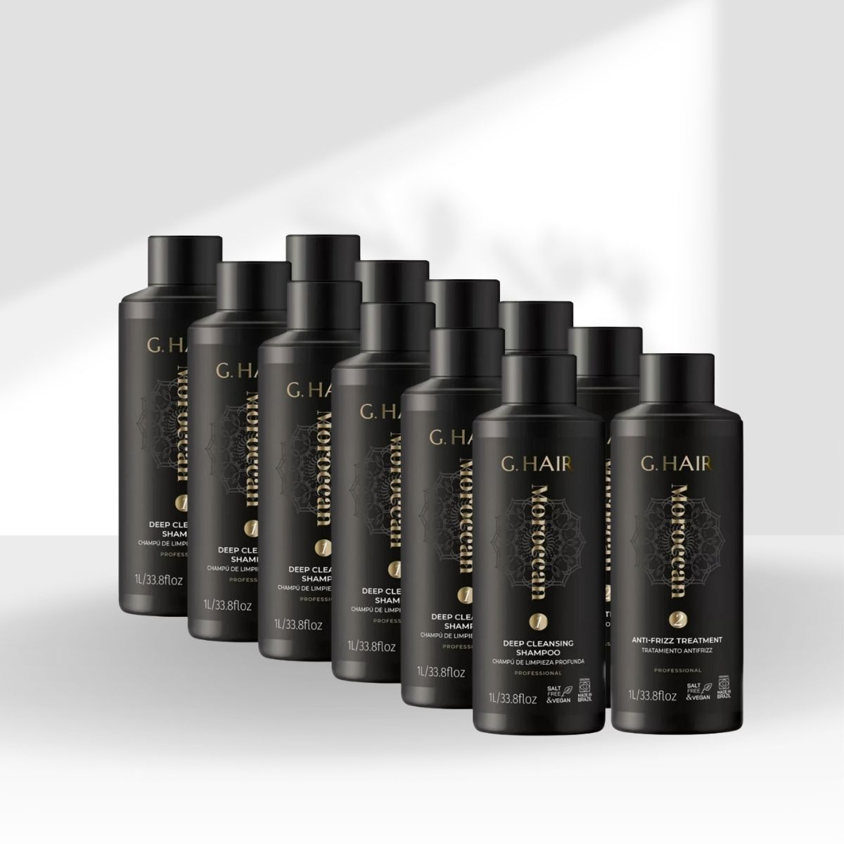 Kit G.Hair Escova Progressiva Marroquina 6 (2 x 1 Litro)