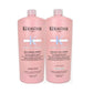 Kit Kerastase Chroma Absolu Shampoo Riche Respect 1 Litro + Condicionador 1 Litro