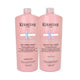 Kit Kerastase Chroma Absolu Shampoo Riche Respect 1 Litro + Condicionador 1 Litro
