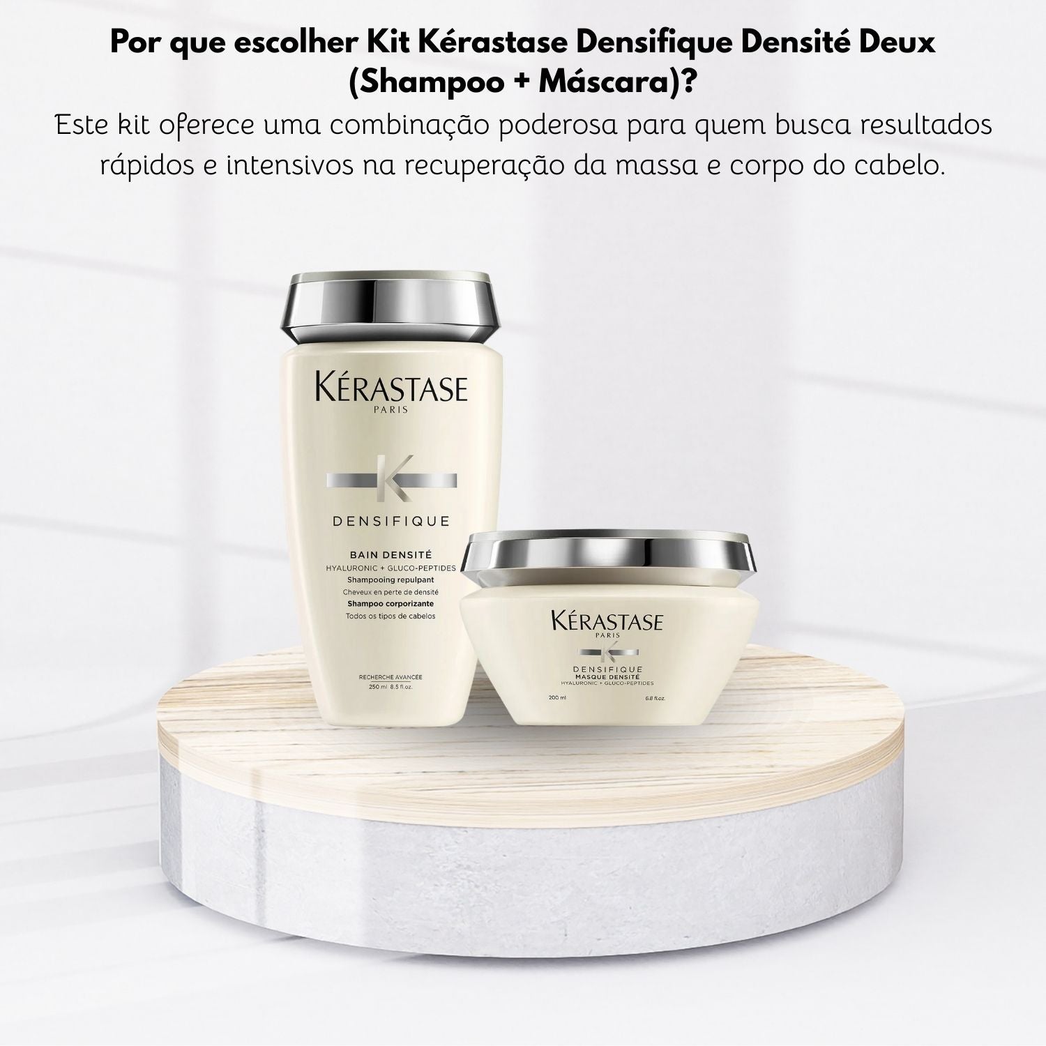 Kit Kérastase Densifique Densité Deux (Shampoo + Máscara) – Doce