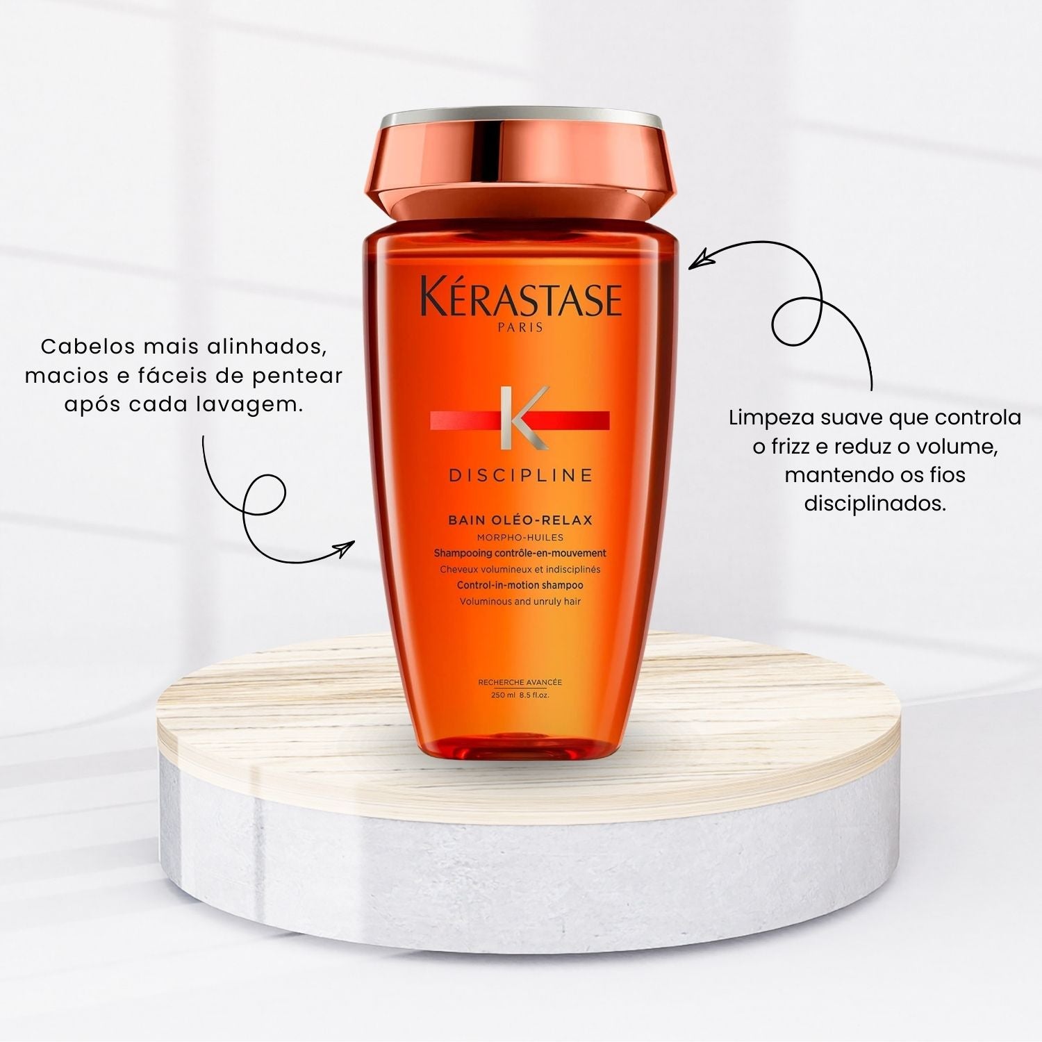 Kérastase Discipline Bain Oléo-Relax 250ml | Antifrizz – Doce Beleza