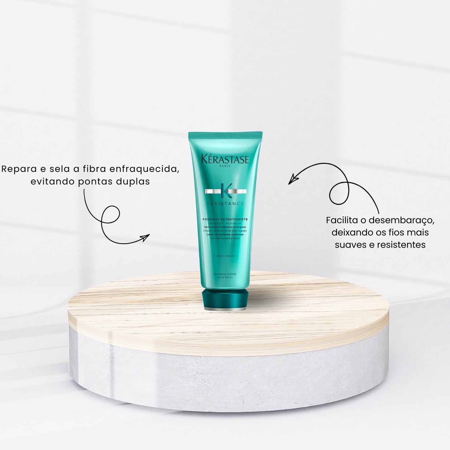 Kit Kérastase Résistance Extentioniste Shampoo 250 ml + Condicionador 200 ml