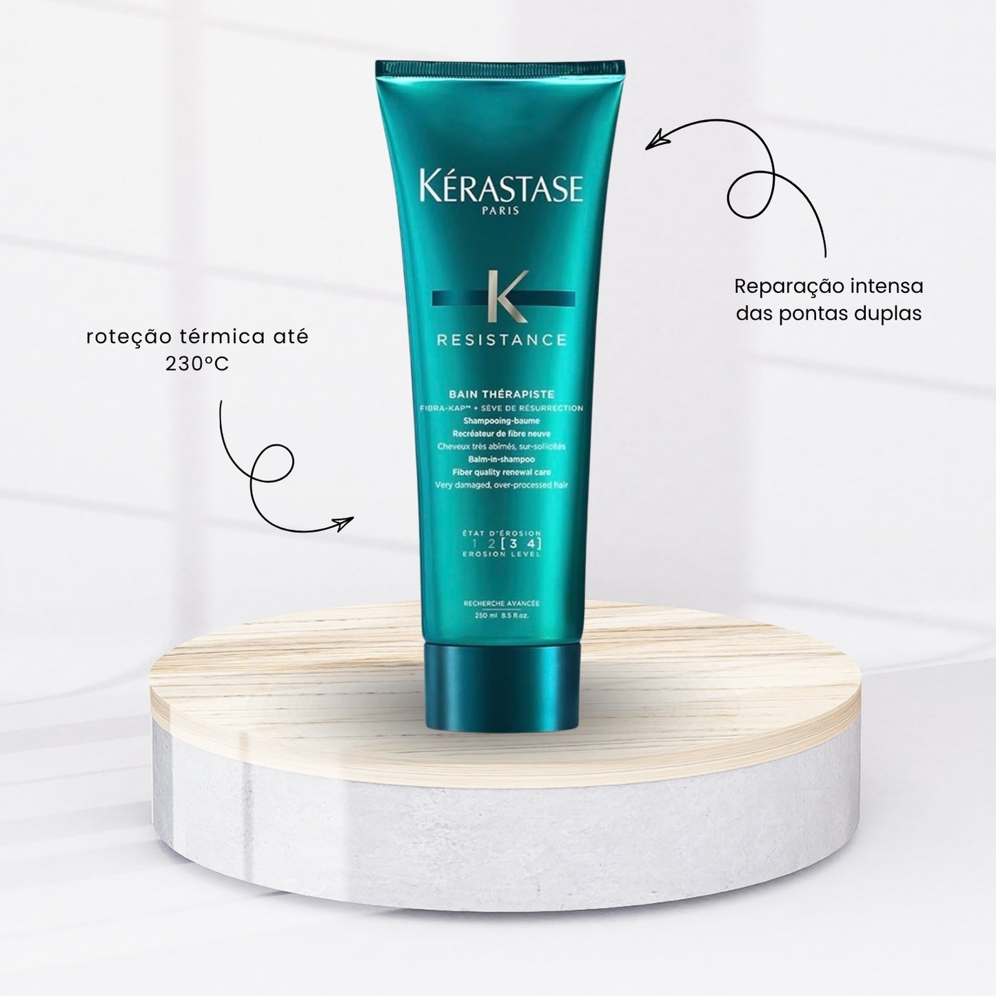 Kit Kérastase Résistance Thérapiste (Shampoo + Máscara + Leave-in)