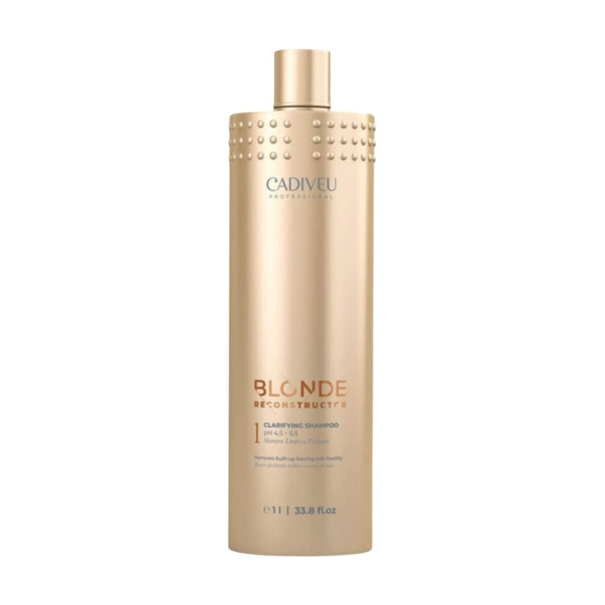 Shampoo Cadiveu Blonde Reconstructor Clarify Limpeza Profunda 1 Litro