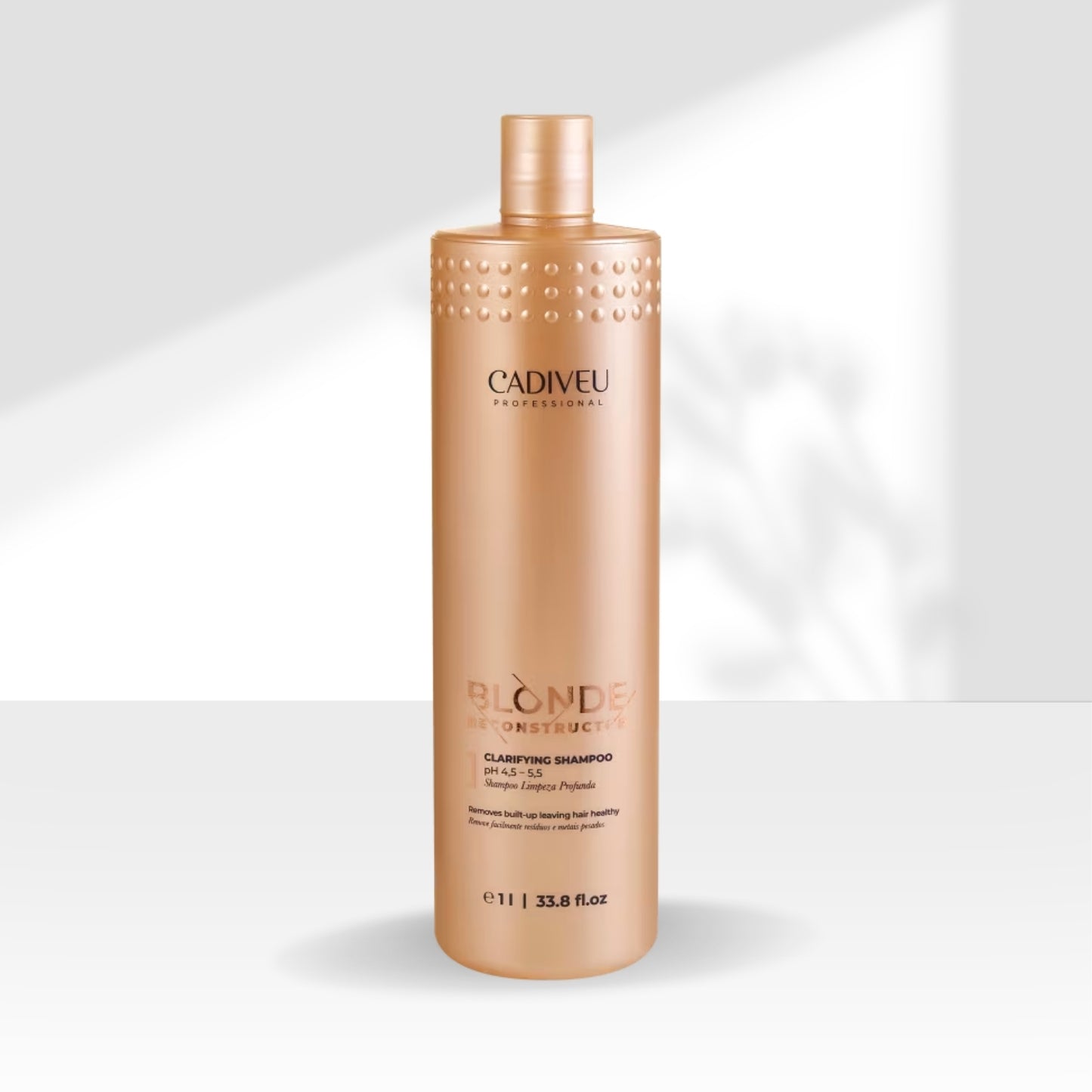 Shampoo Cadiveu Blonde Reconstructor Clarify Limpeza Profunda 1 Litro