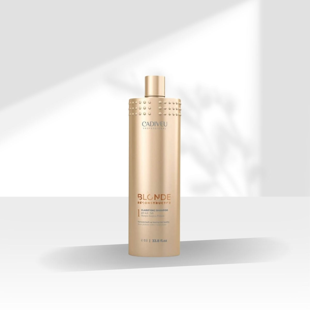 Shampoo Cadiveu Blonde Reconstructor Clarify Limpeza Profunda 1 Litro