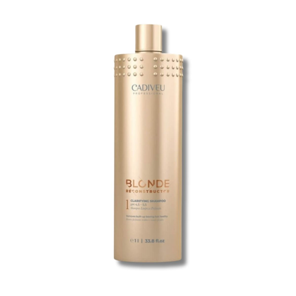 Shampoo Cadiveu Blonde Reconstructor Clarify Limpeza Profunda 1 Litro
