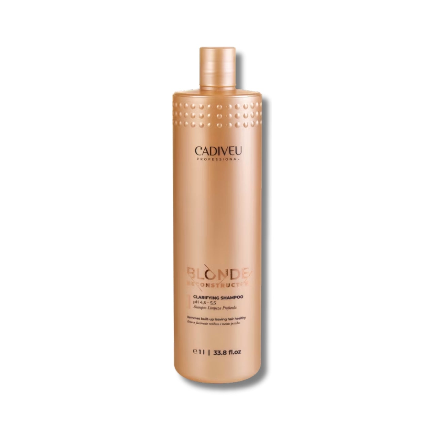 Shampoo Cadiveu Blonde Reconstructor Clarify Limpeza Profunda 1 Litro