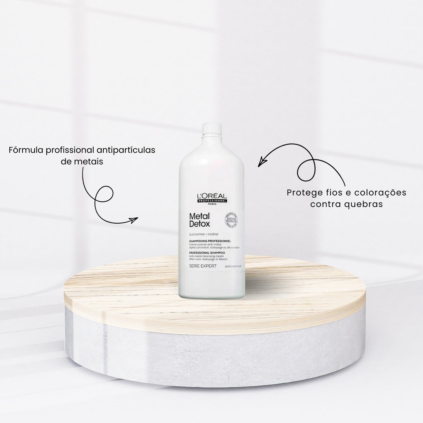 Shampoo Loreal Metal Detox 1,5 Litro