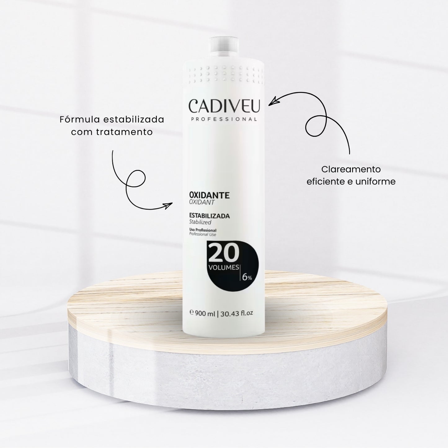 Kit Cadiveu Buriti Mechas Pó Descolorante 500 g + OX 20 Volume 900 ml