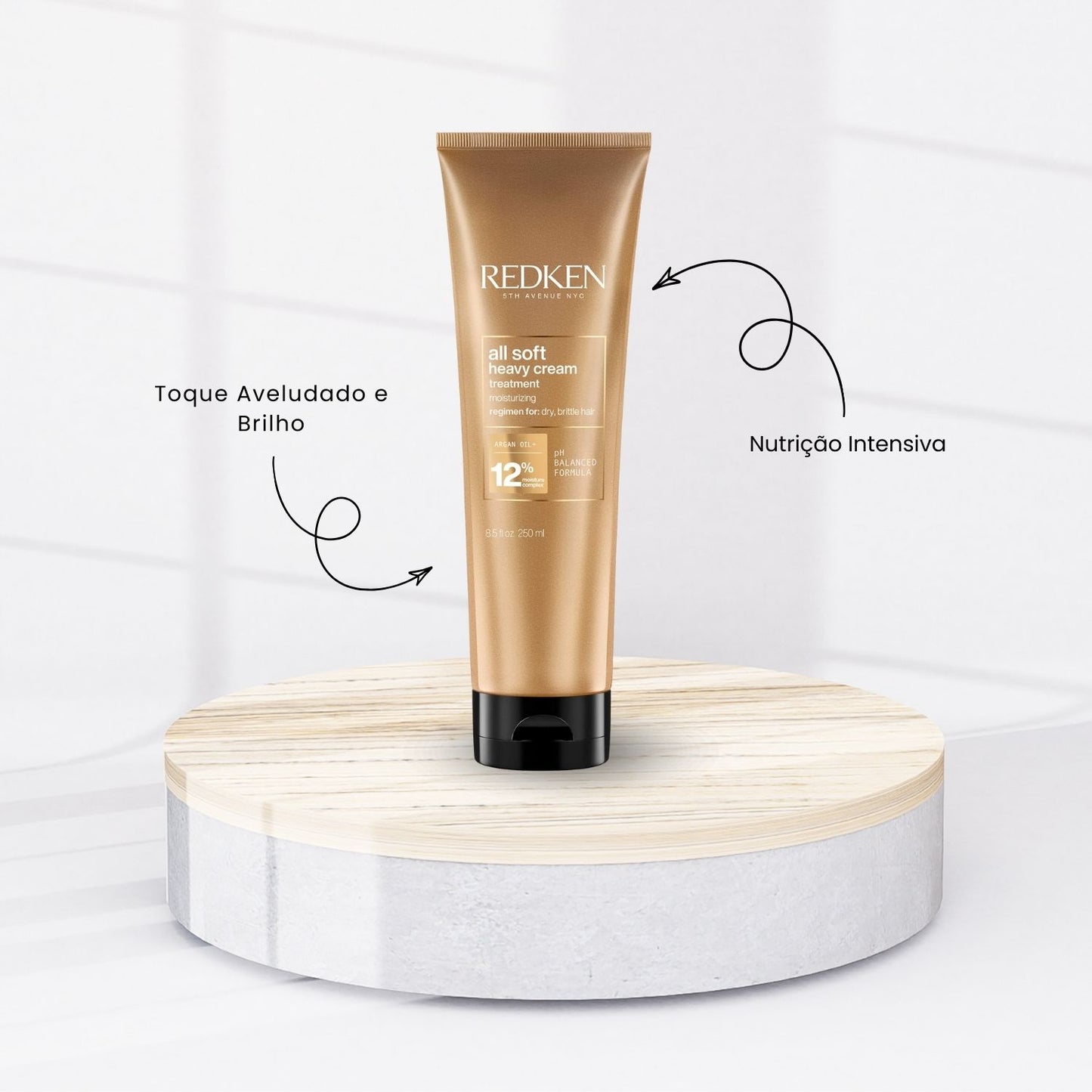 Kit Redken All Soft Shampoo + Condicionador 300 ml + Máscara 250 ml