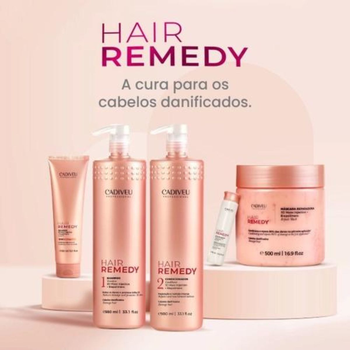 Condicionador Cadiveu Hair Remedy 980 ml