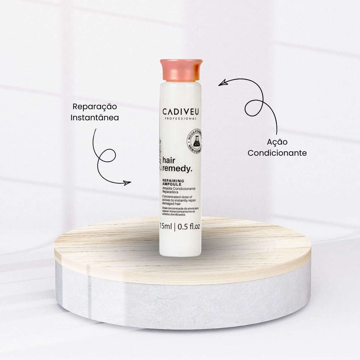 Ampola Cadiveu Hair Remedy Dose Reparadora 15 ml